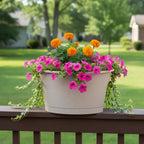 Oval Railing Planter Ideal for Home & office Balcony killi ecolifstyle