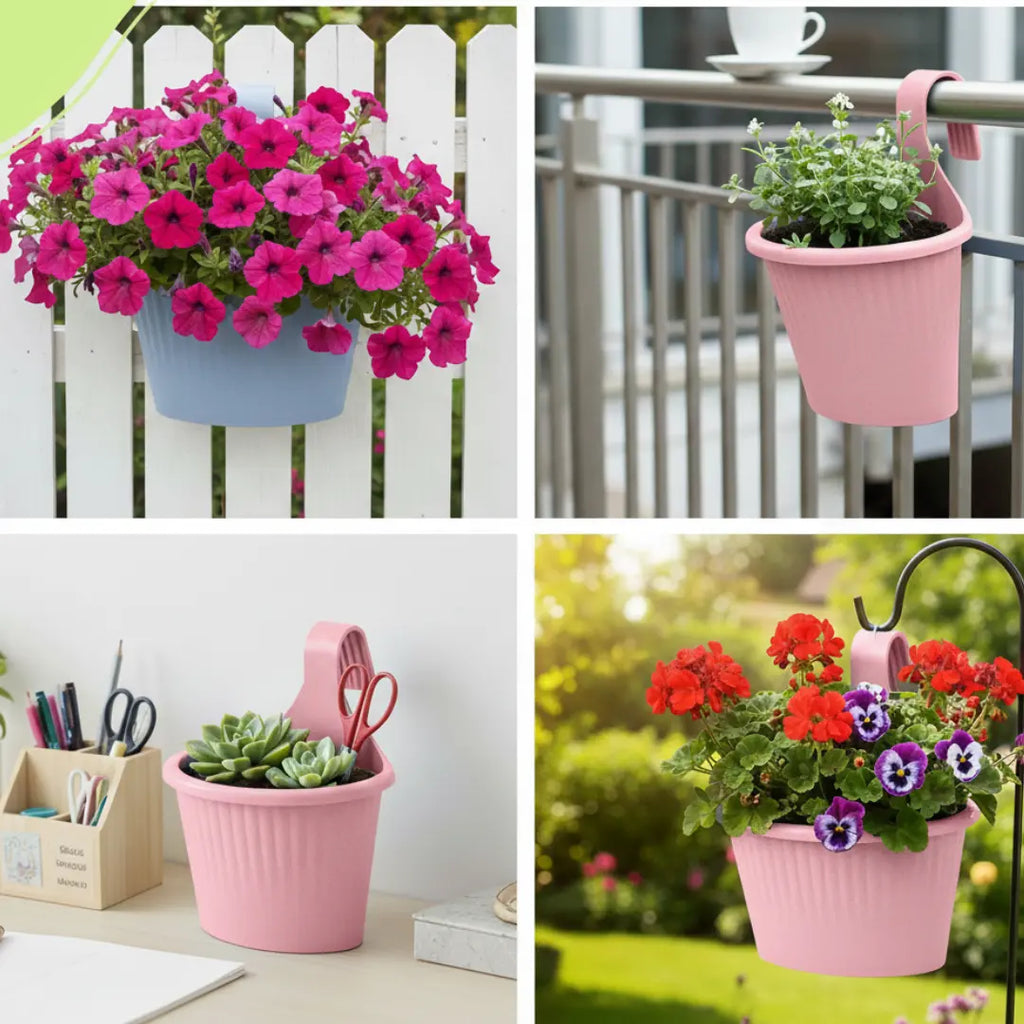 10 inch Ecosling Hanging Planters for Flowers and Herbs killi ecolifstyle