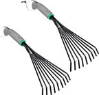 Comfort Grip Garden Hand Rake Steel Tools for Weeding and Potted Plants