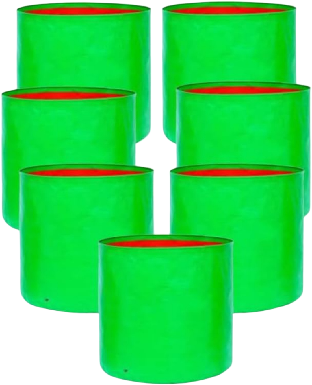 Cylindrical HDPE UV Treated Plastic Grow Bags Gardening Planter Pots for Vegetables, Flowers, and Herbs