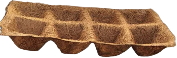 Coco Coir Seed Starter Tray 8 Cell Set of 2 Ideal for Use Home Garden